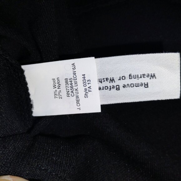 NWT J. Crew Black Zipper Ponte Mini Dress with Gold Zipper Hardware Dress Size 6 - Picture 10 of 10